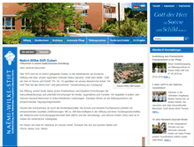 Tablet Screenshot of naemi-wilke-stift.de